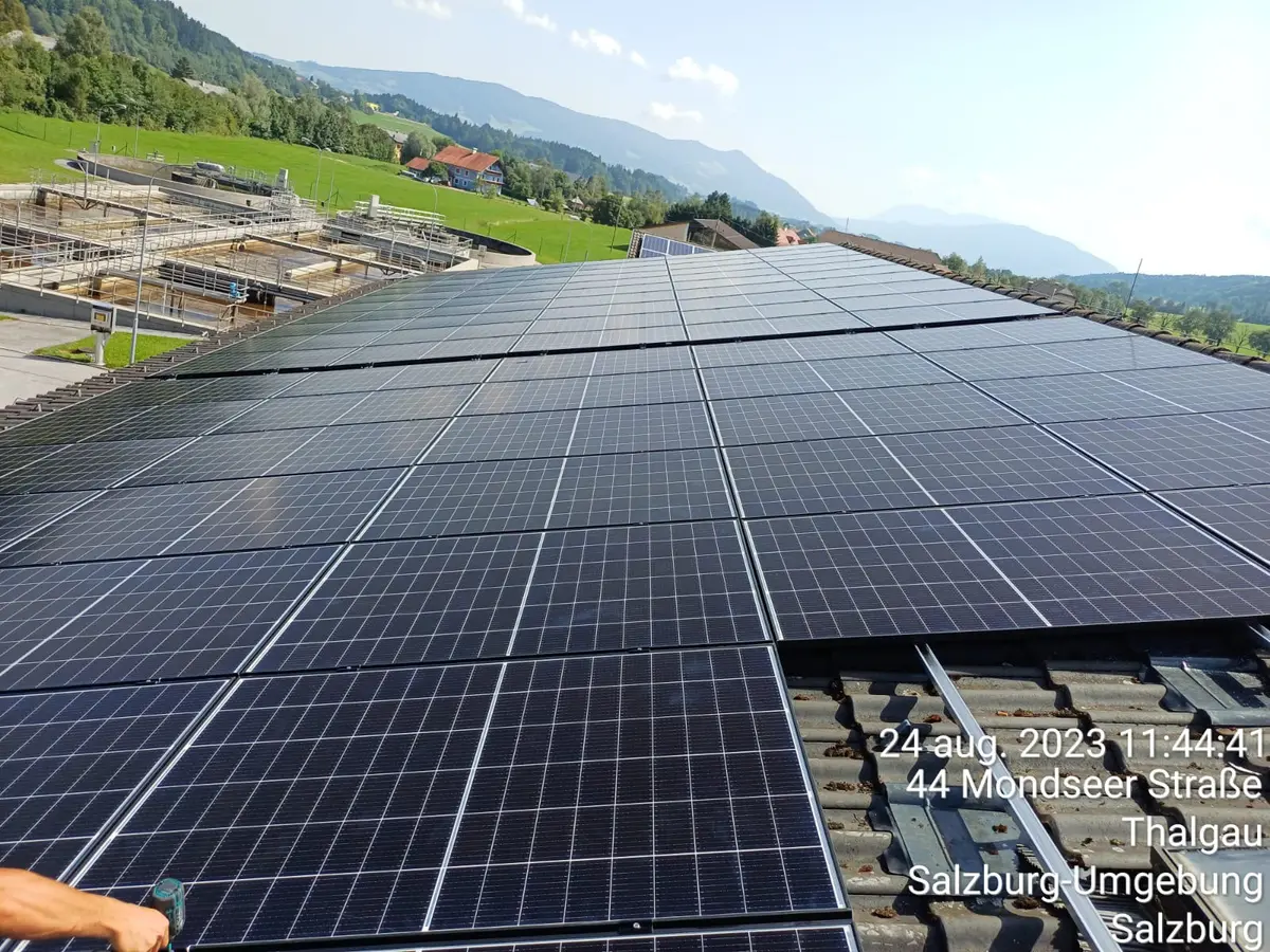 Fotovoltaic pentru statie de epurare